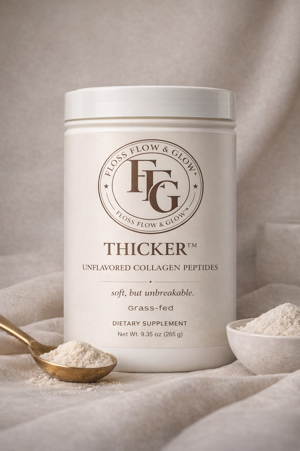 Floss Flow & Glow™ THICKER™ Collagen Peptides